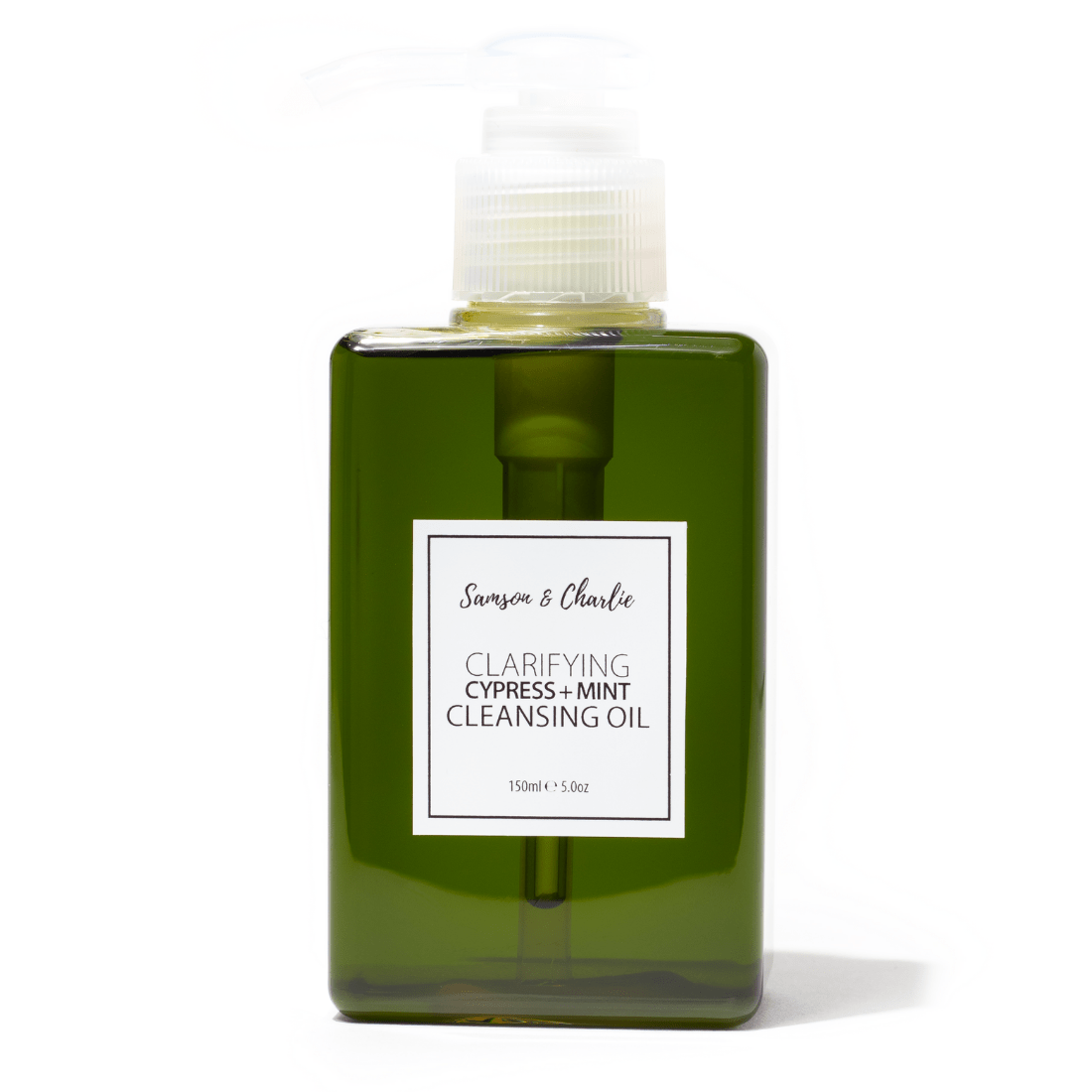 Samson & Charlie Cleansing Oil 150ml Clarifying Cypress + Mint  Cleansing Oil