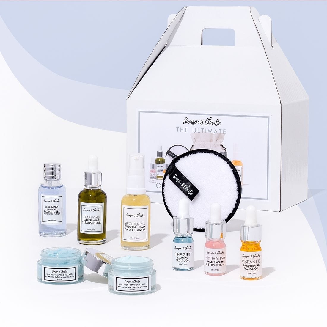 Samson & Charlie Skincare Set Oily Combination and Breakout Prone Skin type The Ultimate Glow Starter Kits