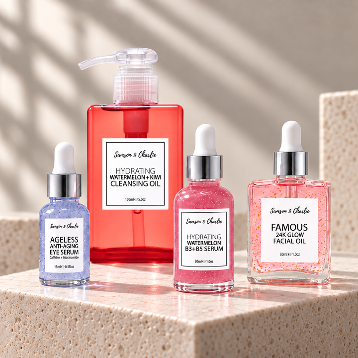 Samson & Charlie 4 Step Glow Anti-Aging Skincare System