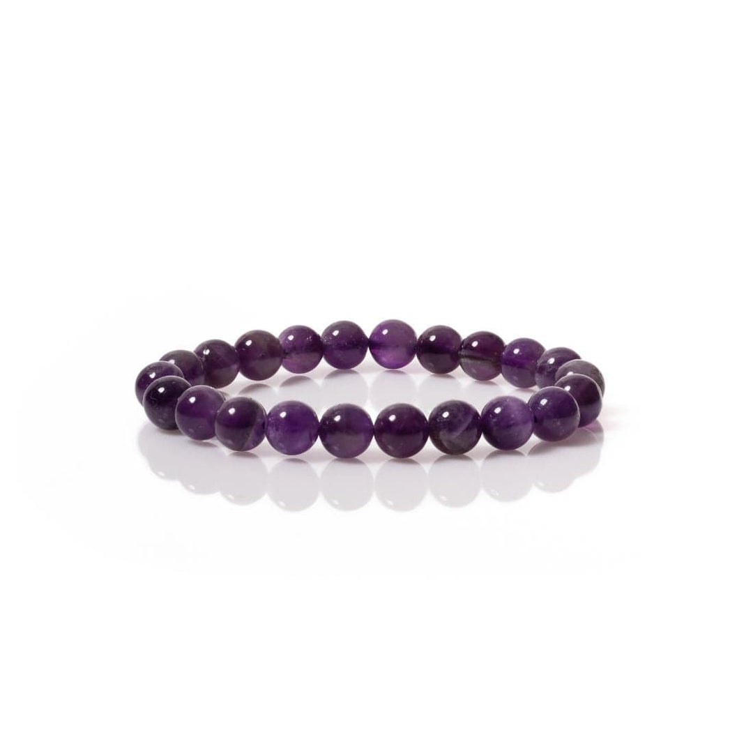 Samson & Charlie Amethyst Quartz Crystal Beaded Bracelet