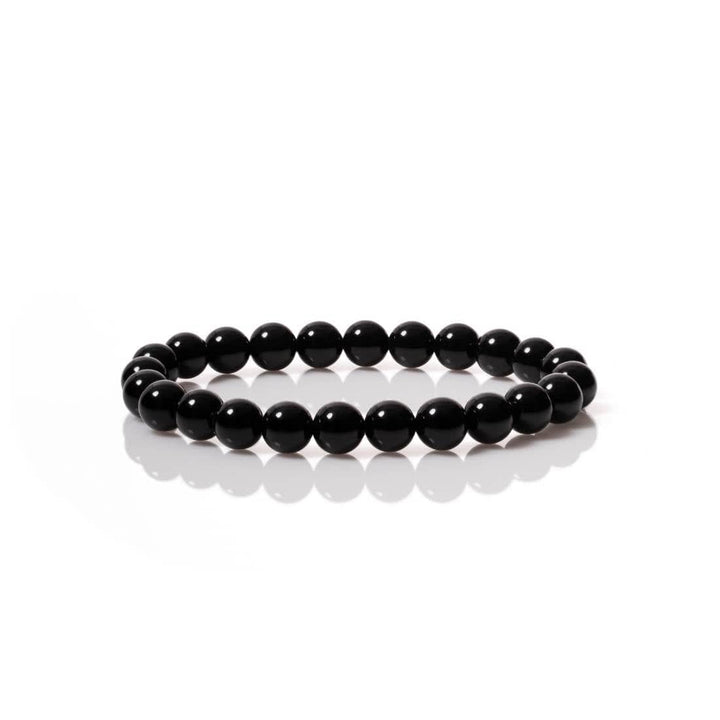 Samson & CharlieBlack Obsidian Crystal Beaded Bracelet