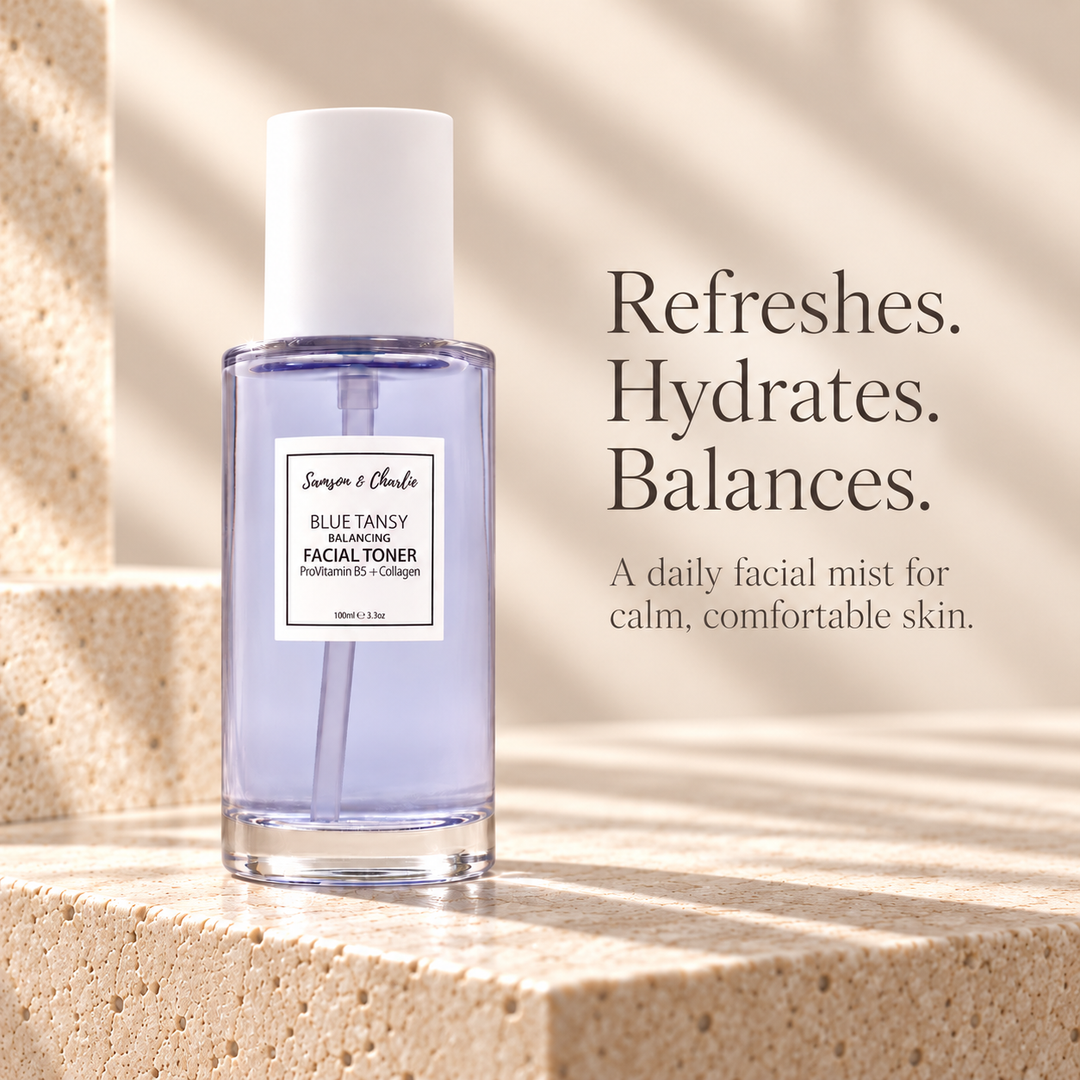 Blue Tansy Balancing Toner refreshes, hydrates and balances