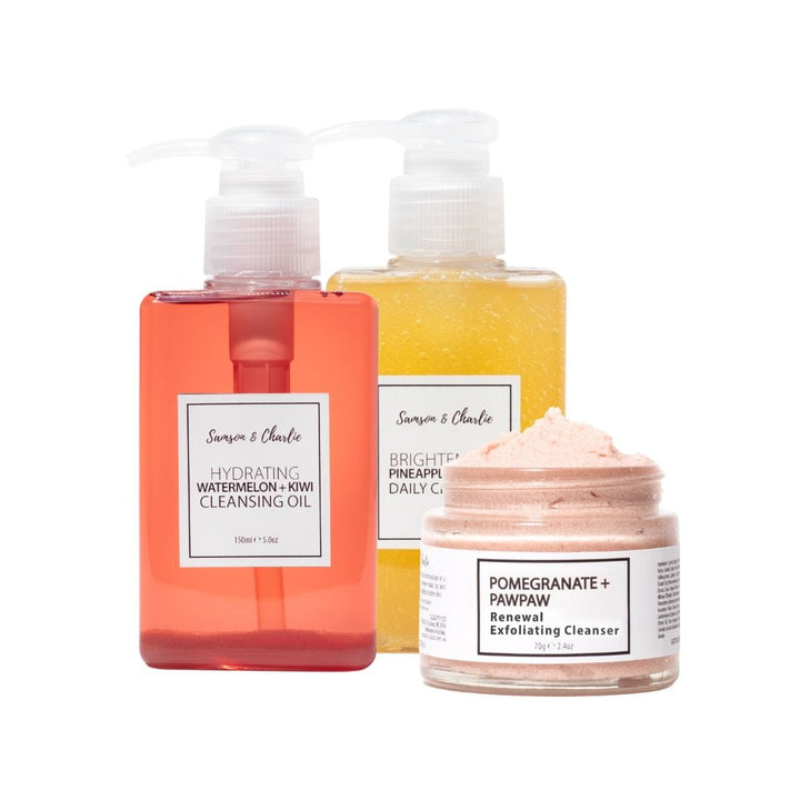 Samson & Charlie Cleansing Skincare Trio