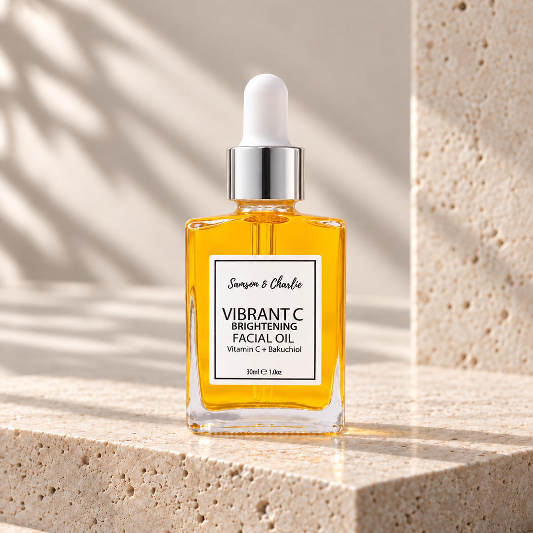 Samson & Charlie Vibrant C Brightening Facial Oil with Vitamin C and Bakuchiol
