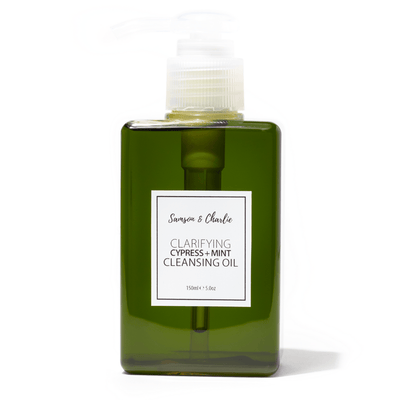 Samson & Charlie Cleansing Oil 150ml Clarifying Cypress + Mint  Cleansing Oil