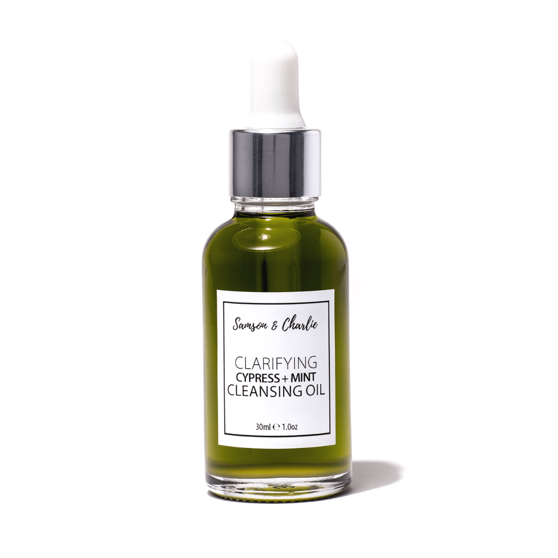 Samson & Charlie Cleansing Oil 30ml Clarifying Cypress + Mint  Cleansing Oil